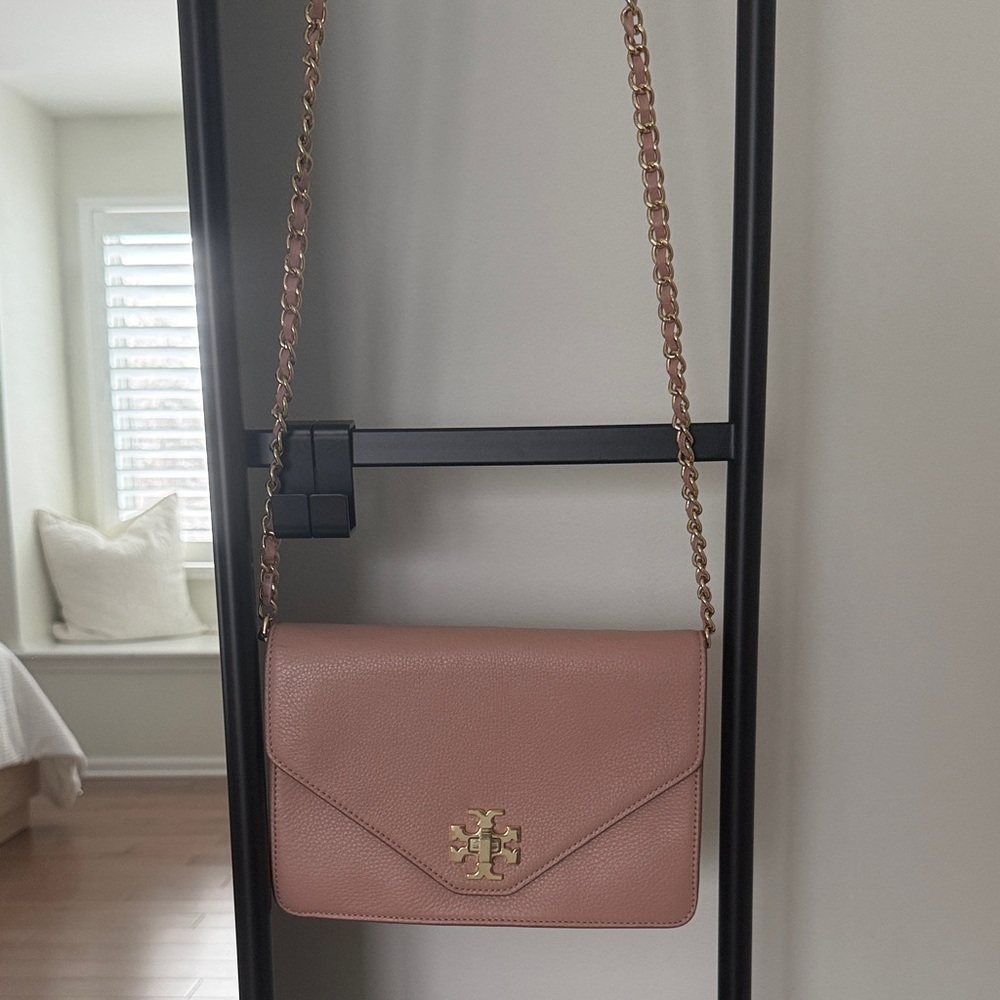 Tory Burch Blush Crossbody Bag with Gold Accents